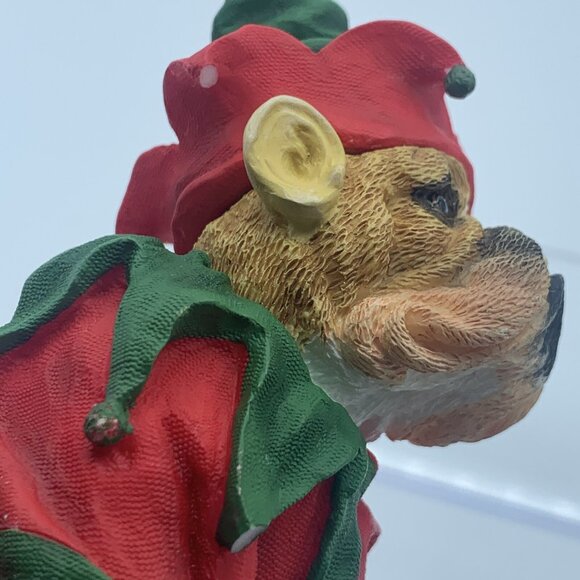 Zelda Wisdom Bulldog Figurine Set Christmas Elf, Cupid and Snowman - Picture 5 of 16